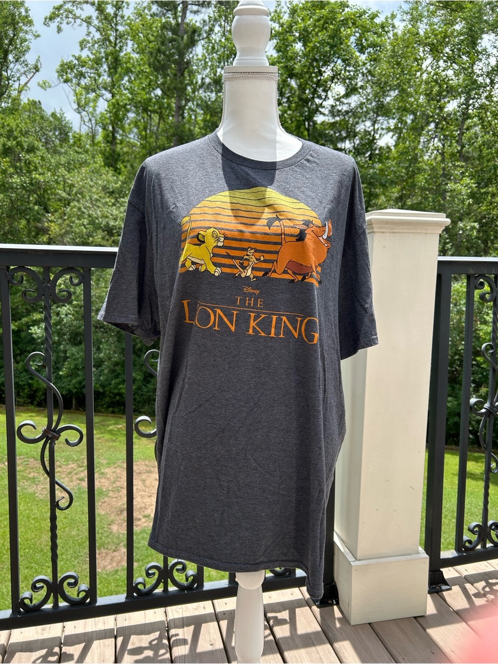 The Lion King Graphic Tee - Charcoal